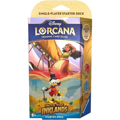 Ravensburger Disney Lorcana TCG: Into the Inklands Starter Deck - Moana and Scrooge McDuck (RAVE11098305-1)