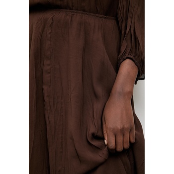 Answear. LAB Пола Answear. LAB в кафяво среднодълга разкроена (ST.0478.bottom.tos)