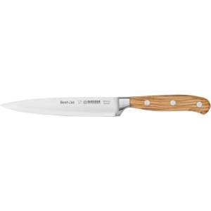 GIESSER Карвинг нож Giesser BestCut, острие 15 cm, дръжка от маслиново дърво 8670 15 (GIE.8670.15.o)