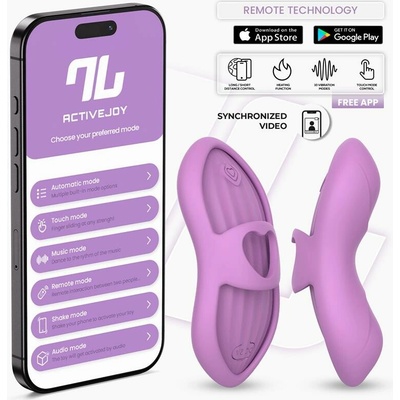 InToYou App Series Laia Heated Finger Vibrator with App Purple