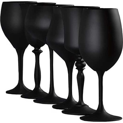 Crystalex GlassGambit black 6 x 400 ml