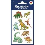 Avery zweckform Стикер, хартия, 3 листа, 76x120 mm, AVERY ZWECKFORM, "Z-Design No. 53145", динозаври (53145)