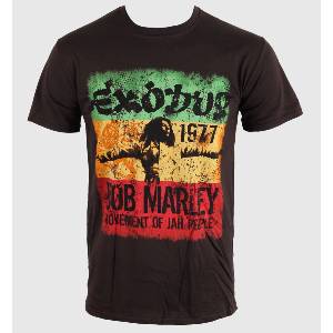 ROCK OFF мъжка тениска Bob Marley - Movement Dk - Brwn - ROCK OFF - BMATS05MB