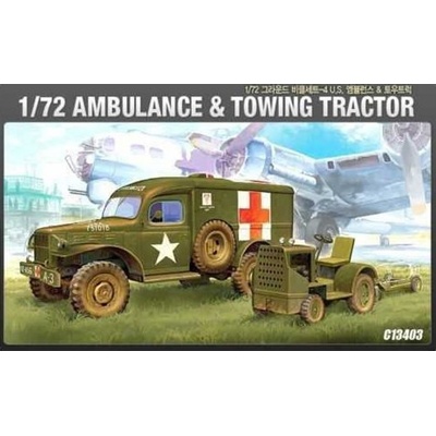 Academy Galéria Nevhodný obrázok US Ambulance & Tractor 1:72