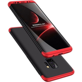 Pouzdro Beweare 360 oboustranné Samsung Galaxy S9 Plus - červenočerné