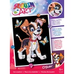 KSG Crafts Творчески комплект KSG Crafts Sequin Art - Изкуство с пайети, Кученце (907) - ozone