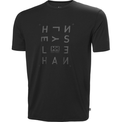 Helly Hansen pánské triko Skog Graphic t-shirt černá