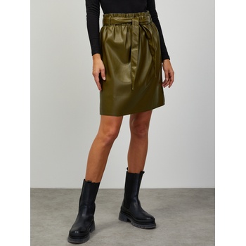 ZOOT. lab Дамска пола от изкуствена кожа в цвят каки с вратовръзка ZOOT. lab Ryoko ZOOT. lab | Zelen | ЖЕНИ | XS