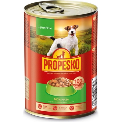 Propesko Adult kuřecí a játra v omáčce kousky 415 g