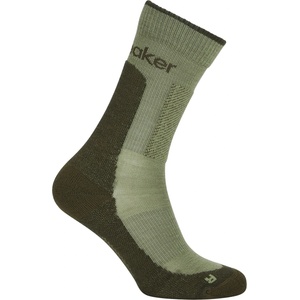 Icebreaker Дамски туристически чорапи Icebreaker Women's Merino Hike+ Medium Crew Walking socks - Lichen / Dark Loden - размер 38-40 (EU) (201-9238-0712)
