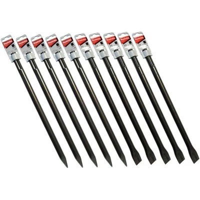 MAKITA sada sekáčů SDS-max: 5xšpičák 400mm, 5x sekáč plochý 400x25mm, 10ks