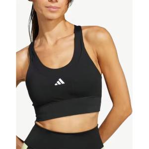 Adidas Run Pocket Medium Support Bra Black - magazinko