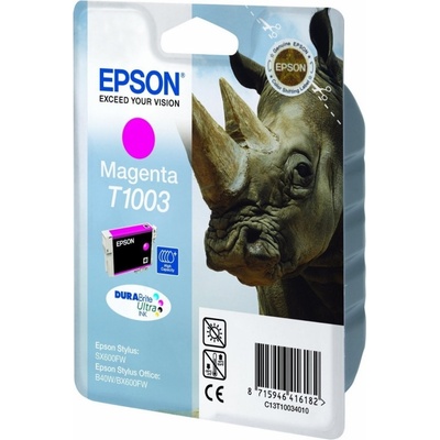 Epson Оригинален мастилен картридж Epson Magenta T1003 за B40W|BX600|610FW "C13T10034010" (RAPO) (C13T10034010)
