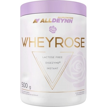 ALLNUTRITION AllDeynn | WheyRose - Lactose Free Protein with DigeZyme [500 грама] Шоколад с ядки и бисквити