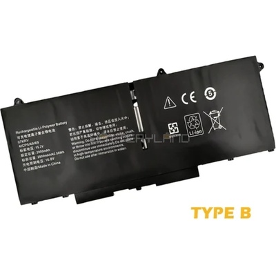 Dell 07KRV батерия за лаптоп Dell, 4 клетки, 15.2V, 43Wh (D-BS-0181)
