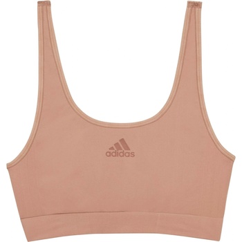 adidas Active Seamless Micro Stretch Scoop Lounge Bra - Beaver Fur