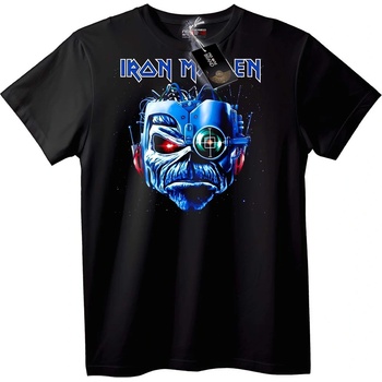 NOONEBRAND Тениска Iron Maiden Роботна Глава - 6XL, White