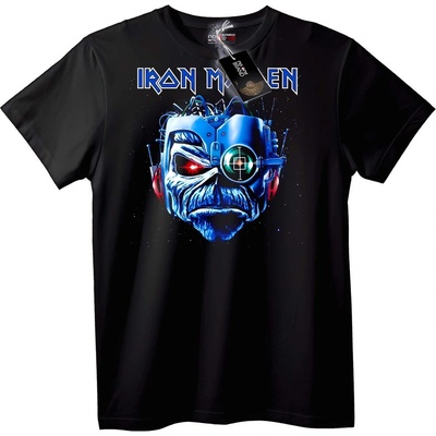 NOONEBRAND Тениска Iron Maiden Роботна Глава - 6XL, White