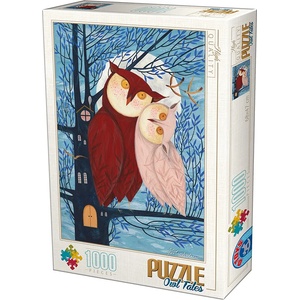 D-Toys - Puzzle Owl Tales - 1 000 piese