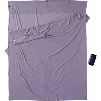 Cocoon Вътрешен чувал Cocoon Insect Shield Travelsheet Double Travel sleeping bag - Elephant Grey - размер 210 x 168 cm (515-0166-0111)