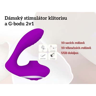 Kvigo Stimulátor klitorisu a bodu G