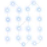 Retlux - LED светлинен низ 20xLED/2xAA 2, 3m студено бяло (FT0007)