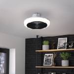EGLO 35198-LED таванен вентилатор SAYULITA, 3×LED/8, 5W/230V, Ø45, 5 см, черен, с дистанционно управление (EG35198)
