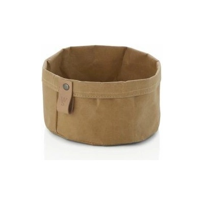 Košík na pečivo 17 cm kraft papír, khaki