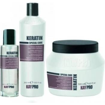 KAY PRO Комплект с кератин за преструктуриране на увредена коса KayPro Keratin Trio