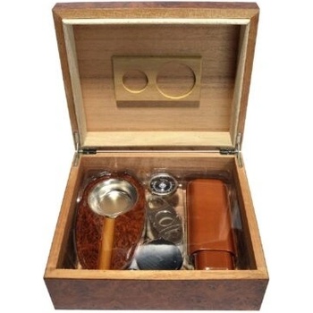 Angelo Humidor Set Brown