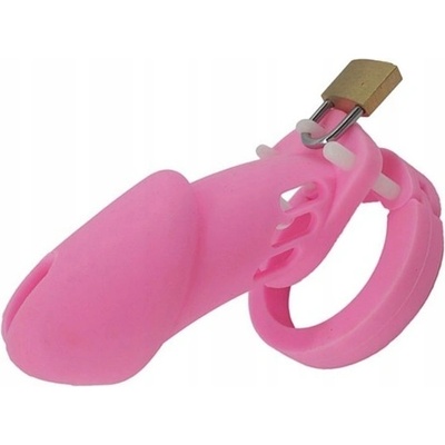 bdsm bondage shop Silikonový pás cudnosti pro muže CB6000 Barva Růžová – Sleviste.cz