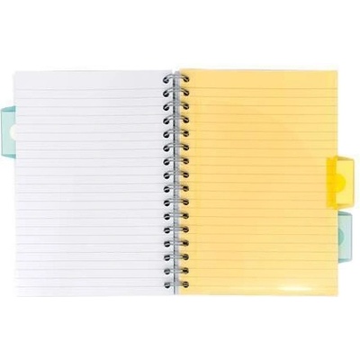 Pukka Pad Spirálový sešit Pastel project book mix A5 linkovaný