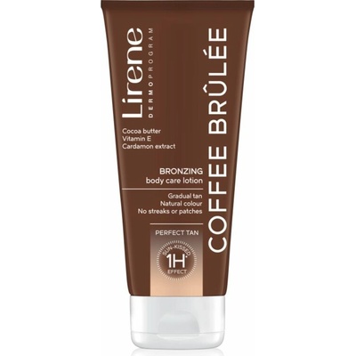 Lirene pečujúci bronzujúci telový balzam Coffee Brulee, 200 ml