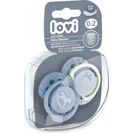 LOVI Залъгалка силикон Baby Shower Boy 0-2м, 2 бр H