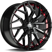 79WHEELS SV-C 7,5x17 5x114,3 ET40 black gloss red inner lip