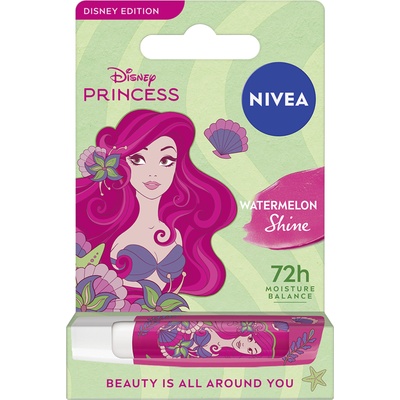 Nivea Балсам за устни Ariel Disney, 4.8 g