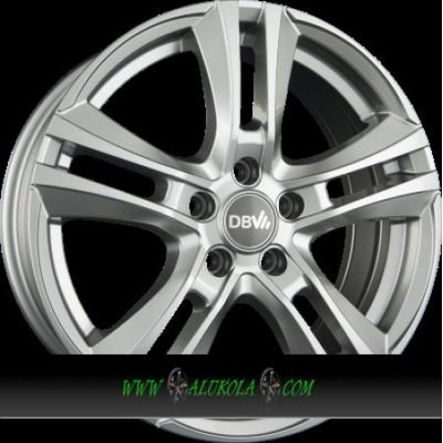 DBV Andorra II 8x19 5x108 ET55 hyper silver