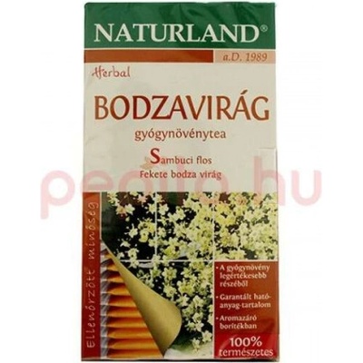 Naturland Porciovaný čaj Baza čierna kvet 25 ks