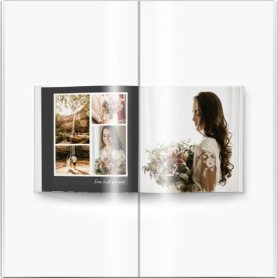 Fotokniha, Svatební album, 20x20 cm