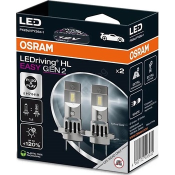 OSRAM КОМПЛЕКТ 2x LED Авто Крушка EASY GEN H7 PX26d/16W/12V 6500K - Osram (OA0010)