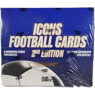 Panini Futbalové 2025 Club Legacyz Icons Soccer Second Edition Hobby Box