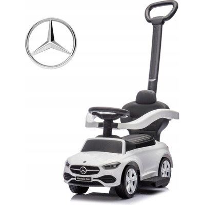 Milly Mally Mercedes C-Class s vodicí tyčí - bílé