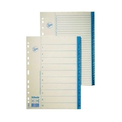 ESSELTE Rejstříky, A4, papír, 1-31, ESSELTE 20012