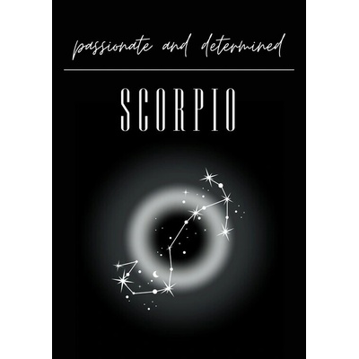 Plagát, Obraz - Passionate Scorpio Constellation, Amelie, 30 × 40 cm