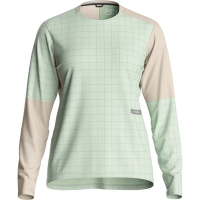 Ortovox Дамска фланелка с дълъг ръкав за колоездене Ortovox Women's Sequence Trail Jersey L/S Cycling jersey - Green Acid - размер XL (156-2875-0315)