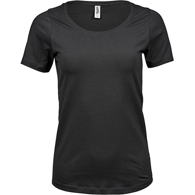 Stretch Tee tričko Tmavě šedá