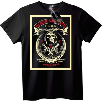 NOONEBRAND Тениска Black Sabbath Краят Череп - L, White