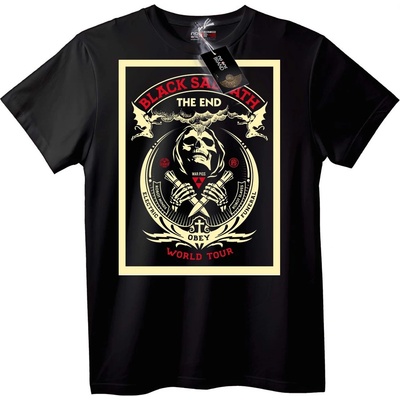 NOONEBRAND Тениска Black Sabbath Краят Череп - L, White