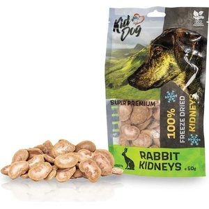 KIDDOG Super Premium 100% Заешки бъбреци, лиофилизирани 50 g