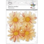 TITANUM Craft-Fun Series fabric decoration margerites 4 pcs (D-TZW-230605A)